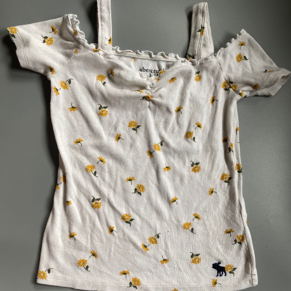 Abercrombie Kids - Yellow Flower Summer Top